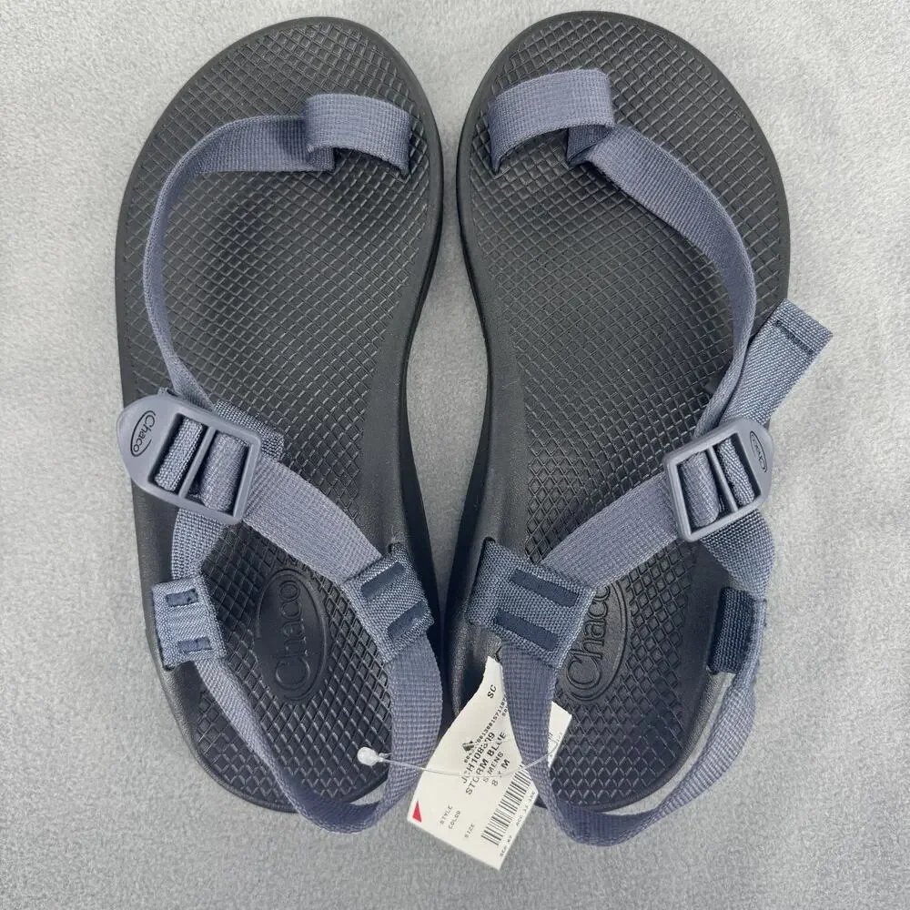Chaco Bodhi Sandals Mens 8‎ Blue Gray Toe Loop Adjustable Hiking JCH108309